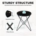 Cross legs table Bend Shape Side Table Coffee Table End Table. 