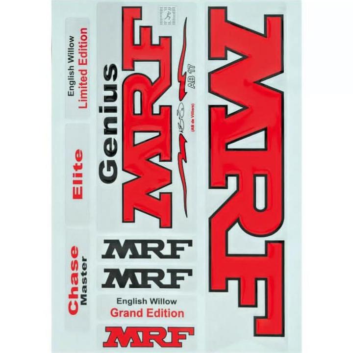 3D Mrf Genius Kohli Grand Edition With Advanced Quality Vinyl Self Adhesive Cricket Bat Sticker
