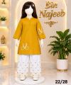 Bin Najeeb Kids Embroidered 2 Piece Suit Embroidered Kurti & Trouser. 