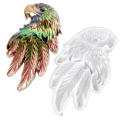 Large Resin Molds Diy Transparent Silicone 3D Eagle Head Moulds Soft Flexible Animal Molds For Candy, Cake, Ice Cube, Reusable Molds For Casting Art Crafts Silicone Mold. 