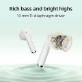 QCY Ailybuds Lite Wireless Earphones Bluetooth 5.3 TWS Earbuds Semi in-Ear Gaming Headphones Hifi Sound Headsets ENC HD Call 28H. 