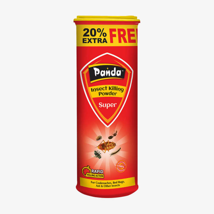 Panda Insect Killing Powder Super 125 Gm Dusting Powder Kills Cockroaches and Other Crawling Insects Cockroach Killer Best for Cockroach, Ant & Other Crawling Insects Long Lasting Protection