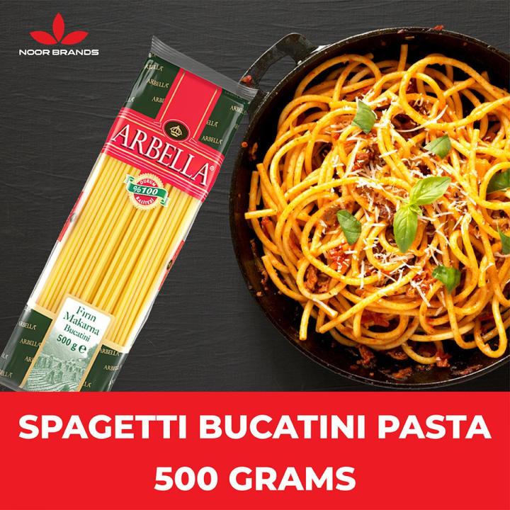 Arbella Spaghetti Bucatini Pasta - 500g | Premium Imported Turkish Durum Wheat Pasta