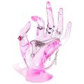 Hand Ring Holder, Pink Room Decor Aesthetic Jewelry Displays for Shows, Preppy Decor Ring Display Jewelry Stand. 
