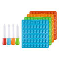 Silicone Mold Fondant Silicone Gummy Bear Chocolate Mold Candy Maker Ice Tray Jelly Moulds 3D Ice Cube Mold. 