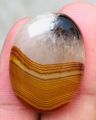 Sulaimani aqeeq-Natural sulaimani aqeeq - Yamani Agate (Gemstone) Dimension -30X20mm- Weight-37Ct. 