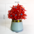 Pack of 3 Artificial Mini Plant Decoration Set – Elegant Home & Office Décor. 