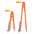 1Pc Carpenter Precision Pencil Compasses Diameter Adjustable Dividers Woodworking Compass Max Radius 75cm. 