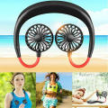 Wearable Shoulder Fan - Fans 3 Speed Adjustable Rechargeable Hands-free Cooling Wearable Portable Sports Mini Neck Fan Hands Free Sport Hanging Neck Fann. 