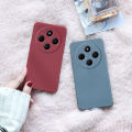 Tokifu For Redmi 14C Back Cover Matte Simple Solid Color Soft Silicone TPU Case. 