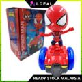 Spider Electric Balance Car Spider Man With 360 Degree Rotation With 3D Coll Dynamic Lights And Music Nice Toy For Kids Battery Operated Toy Gift for Kids Toy for kids. 