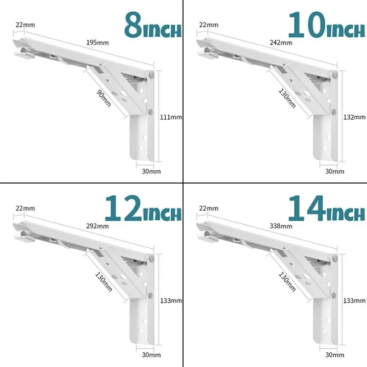 2%20Pcs%20Heavy%20Duty%20Folding%20Shelf%20Brackets,Robust%20Foldable%20Wall%20Shelf%20Support%20Bracket%20for%20Bench%20Table,Bookshelf,Work%20Bench%20with%20Install%20Screws,%204%20Sizes%20Available%208,%2010,%2012,%2014inch%20-%20Image%204