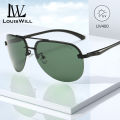 LouisWill Sunglasses Driver Driving Mirror Polarized Glasses Sunglasses Men And Women Tide Glasses Brand Goggles Square Sunglasses Retro Anti Glare Driving Sun Glasses UV400. 