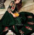 Women Embroidered Koti and Frock. 