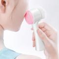 2-in-1 facial cleansing brush, silicone manual Double-sided Facial Cleansing Brush and Pore Cleansing Face Brush, deep cleansing skin keratin cleaning system, super soft massage pores, suitable for all types of skin (pink). 