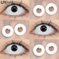 【HOT】 UYAAI Cosmetics Color Contact Lenses Cosplay Red Color Lens Anime Black Lenses Korean Lenses Grow Eye Big Eye Lens Blue Lenses. 