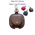 yaLeather Earphone Sleeve Cover For Samsung Galaxy Buds Live Case Buds Pro / Galaxy Buds2 Cover Earphone Accessories Cases Funda. 