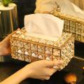 Fancy Crystal Tissue Box - hassantraders. 