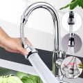 2 Mode Kitchen Faucet Water Stainless Steel Shower Saving High Pressure Nozzle Tap Adapter Bathroom Sink Spray Bathroom Shower 360 Degree. 