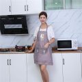 Cartoon Rabbit Household Bib With Pocket Adjustable Cleaning Aprons Oil-proof Cooking Apron. 