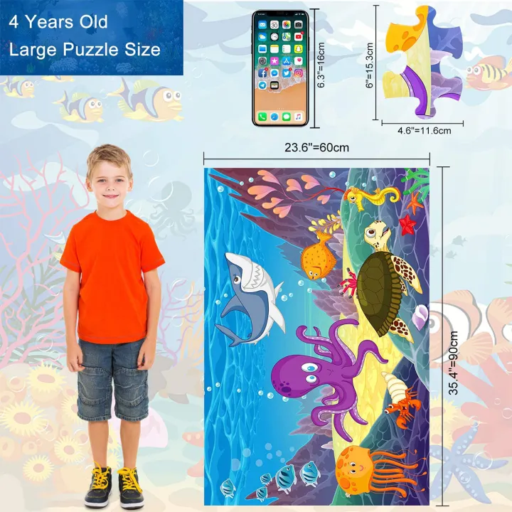 48%20Pcs%20Jumbo%20Jigsaw%20Puzzles%20For%20Kids%20Under%20Water%20World%20Floor%20Puzzle%20For%20Teenagers%20Fun%20and%20Challenging%20Family%20Game%20(Under%20Water%20World,%20Sea%20Animal)%20-%20Image%207