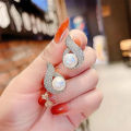 1Pair New Earrings Pearls Water Drop Earrings Fashionable Temperament Earring Layor. 