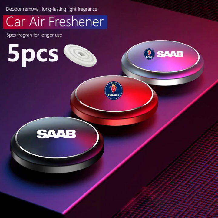 For Saab Scani 93 94 95 99 900S 9000 Hirsch 93X 94X 95X Aero Car Air Freshener Auto Aromatherapy Perfume UFO Shape Scent Decor