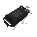Tissue Holder Pouch Portable Solid Color Open Cover Tissue Storage Bag. 