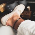Men Bracelets,Braided Thread Anklet Bracelet For Men,Bracelets Surf Waterproof Hippie Anklet,Adjustable,Durable Men Wrist Ankle. 