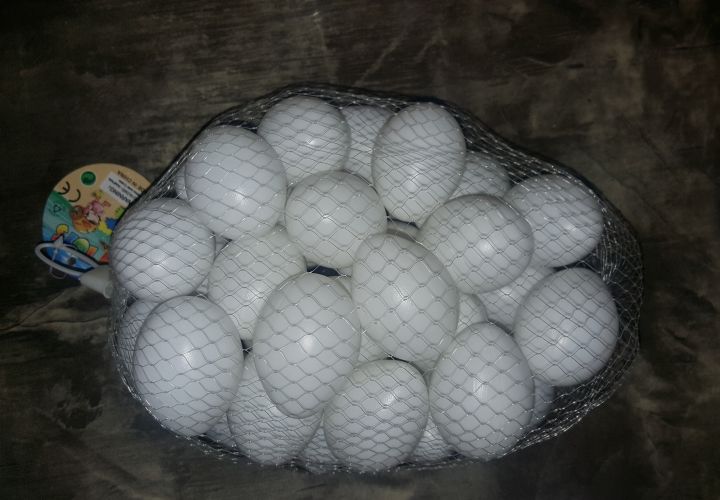 18 Piece - Artificial Plastic Egg Shell (Basic Learning Egg for Kids) Artificial Eggs - Hollow Egg Shell