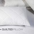 Pillow Protectors 2 & 4 Pieces Pack Quilted Zipped - Ultra Luxe Zipped Pillow Protectors, Quilted Pillow Protectors, Pillow Covers Soft & Breathable Microfiber Pillowcase Protectors, Hypoallergenic 19 x 29 Inches - White. 