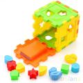 Baby Blocks Shape Sorter Toy Color Recognition Shape Toys With Colorful Sorter Cube Box. 