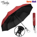 TRENDZIO Fully Automatic Open and Close 10 Ribs Large Size Folding Windproof Umbrellas for Rain and Sunlight Protection Three Steps Folding Umbrella for Men Women. 