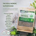 LOOV Organic Raw Whole Hemp Seeds, 1kg. 