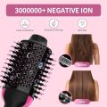 Professional 3 in 1 Hair & Blow Dryer Brush - Original Ionic Hair Blow Dryer Brush & Volumizer - Hot Air Brush with Negative Ion for Drying Tools Blow Dryer,Straightening, Curling - Hair Straightener Comb - Hair Dryer Styler  for All Hair Types. 