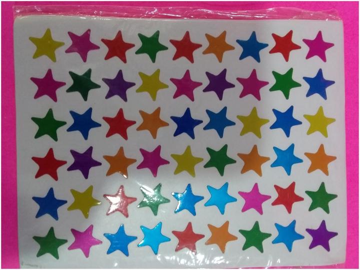 Stickers%20Star%20Multi%20color%20Pack%20of%2020%20Sheets%20-%20Image%203