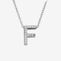 Silver Stainless Steel Alphabet Necklace/Locket/Pendants for Girls & Women with Chain - A to Z Your Name Alphabets. 