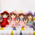 SAKURA 45CM Stuffed Plush Toy Girl's Kids Birthday Gift Stuffed Girl Doll Plush Wedding Rag Doll Cute RagDoll Toy for Girl Boy Gift. 