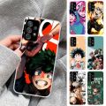 Boku No Hero Academia Phone Case For Samsung Galaxy S10 S21 S22 Plus Ultra A91 A51 A21S A12 Transparent Phone Cover. 