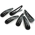 Black Metal Snap Hair Clips Mini Hairpins Girl Black Hair Clips Barrettes Snap Clips Metal Epoxy Snap Hair Pins Hair Accessories for Kids Toddlers. 