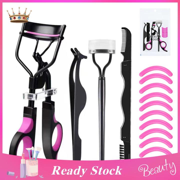 Trendygirl Eyelash Clip Replacement Refill Pads Mascara Applicator Lash Curler Kit