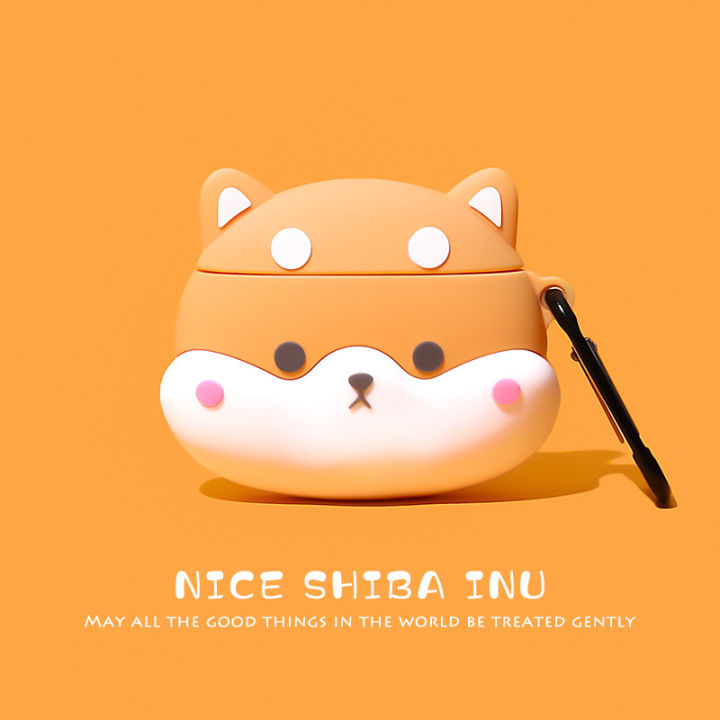 For Realme Buds T110 case Bluetooth headset Case Cute Dog Cartoon Design Wireless Headphone Case Anti drop Charging Box Cover For Realme Buds T110 Back cover cases
