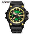 Sanda Men's Watches Sport LED Digital Waterproof Wristwatches 3179. 