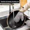 Get a grip with our Reusable Bamboo Fiber Gloves! Perfect for kitchen and bathroom cleaning, they're non-slip and waterproof for ultimate protection. Eco-friendly and durable, they tackle tough stains without waste. Upgrade your cleaning game today!. 