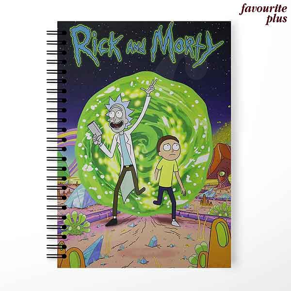 Rick%20and%20Morty%20Printed%20University%20Notebook%20Diary%20Personalized%20Customized%20Cute%20Spiral%20Notebooks%20in%20Pakistan%20-%20Image%202