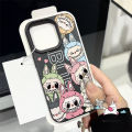 Cartoon Pop Mart Creative Couple Cute Labubu Trendy Case Compatible for IPhone 16 14 13 11 12 15 Pro Max XR 16Plus XS Max X 15 14 16 Plus Luxury Soft Case. 