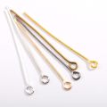 50-60 Pcs/bag 20-50 mm EYE Head Pins DIY Gold/Silver Head Pins For Jewelry Making Accessories. 