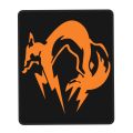 Metal Gear Solid Fox Logo Mouse Pad Square Non-Slip Rubber Mousepad for Gaming Computer Desk Pads Video Game Laptop Mouse Mat. 