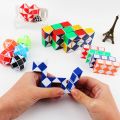 Cross-border Magic Ruler 24 Segment Folding Long Rubik's Cube Magic Snake Small Magic Ruler Children's Educational Toys Factory Wholesale. 