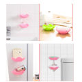 【FUN LIVE】 Flower Shape Double Layer Soap Box Drain Soap Holder Box Bathroom Shower Soap Holder Dish Storage Plate Tray Bathroom Supplies Bathroom Gadgets. 